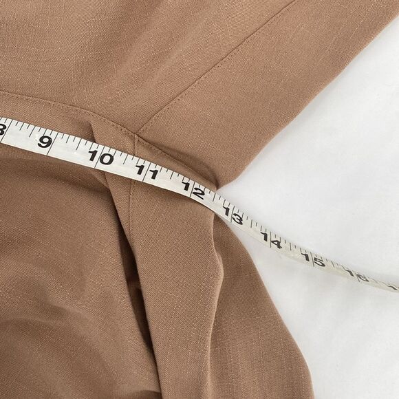 Draper's and Damon's Petites Brown Elastic Waist Straight Leg PS Petite Small - Picture 8 of 9